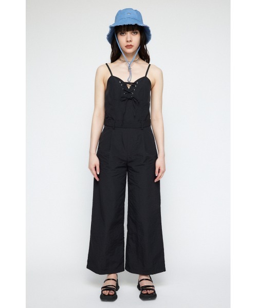 【セール】LACE UP NYLON オールインワン（つなぎ/オールインワン）｜LAGUA GEM（ラグアジェム）