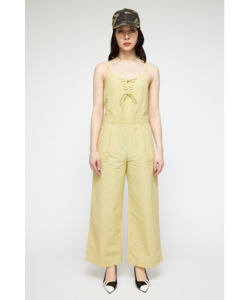 【セール】LACE UP NYLON オールインワン（つなぎ/オールインワン）｜LAGUA GEM（ラグアジェム）