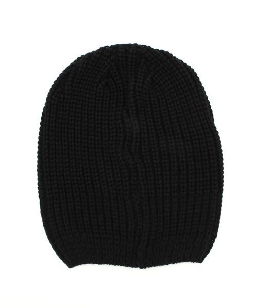 MOUSSY（マウジー）の「NATURAL BEANIE CAP（ニットキャップ/ビーニー・レディース・イエロー/ホワイト/ブラック・FREE）」の4枚目の写真