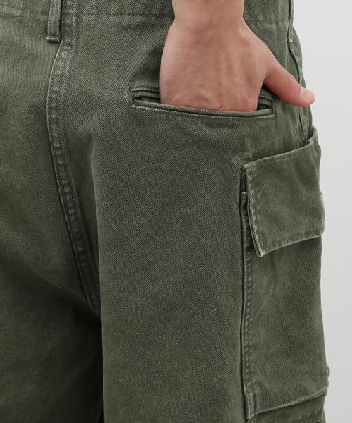 ジャーナルスタンダード　ホームステッド　ダメージ加工　ワークパンツ　ワイドパンツ JOURNAL STANDARD J.S HOMESTEAD（ジャーナルスタンダードホーム