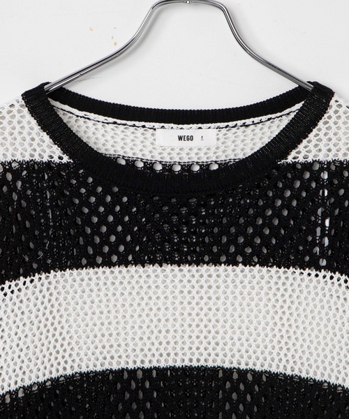 WEGO(ウィゴー)の「WEGO/ボーダーニットビッグプルオーバー(ニット/セーター・レディース・ブラック系その他5・FREE)」の15枚目の写真