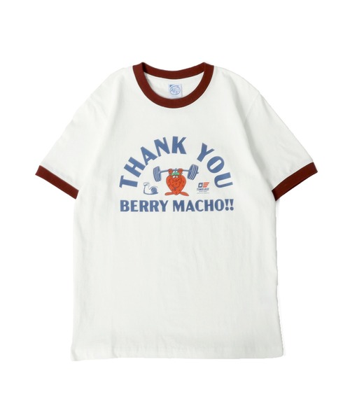 セール】'BERRY' 9.5oz RINGER TEE - 'BERRY' 9.5oz リンガーT
