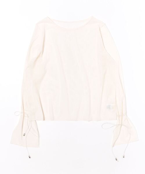 apres jour clair(アプレジュールクレア)の「【apres jour clair】スリーブデザインチュールトップス【ZOZOTOWN限定アイテム】(Tシャツ/カットソー・レディース・ブラック/ピンクベージュ/アイボリー・フリー/X-LARGE)」の13枚目の写真