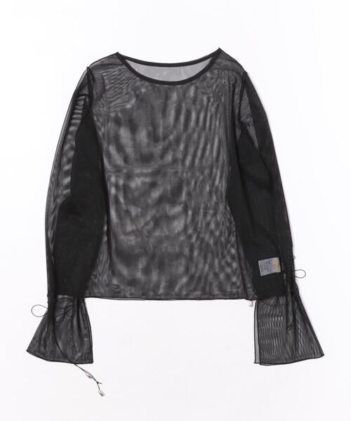 apres jour clair(アプレジュールクレア)の「【apres jour clair】スリーブデザインチュールトップス【ZOZOTOWN限定アイテム】(Tシャツ/カットソー・レディース・ブラック/ピンクベージュ/アイボリー・フリー/X-LARGE)」の10枚目の写真