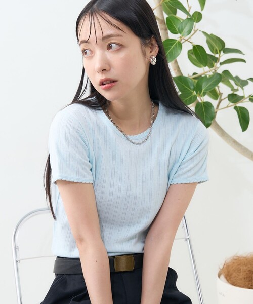 FREAK'S STORE（フリークスストア）の「針抜き ピコレース Tシャツ（T