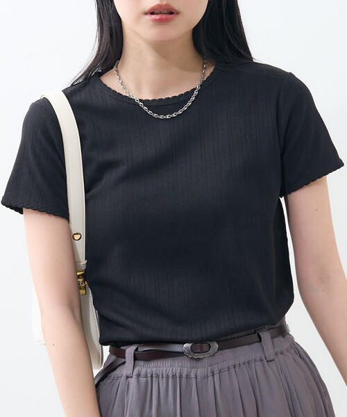FREAK'S STORE（フリークスストア）の「針抜き ピコレース Tシャツ（T