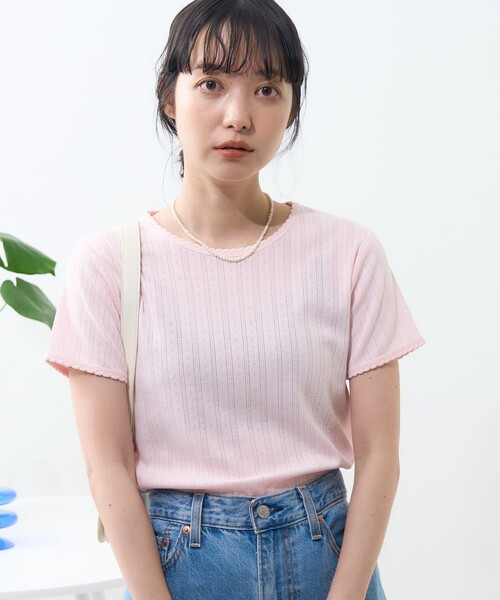 FREAK'S STORE（フリークスストア）の「針抜き ピコレース Tシャツ（T