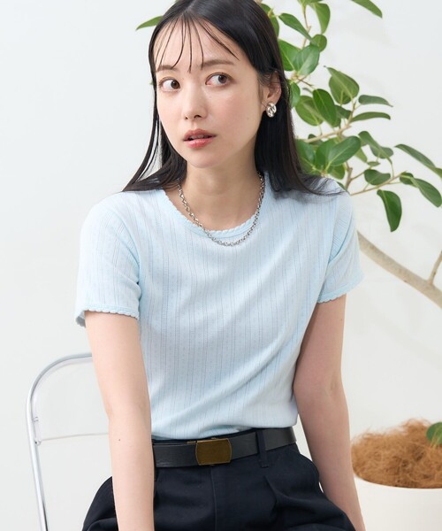 FREAK'S STORE（フリークスストア）の「針抜き ピコレース Tシャツ（T
