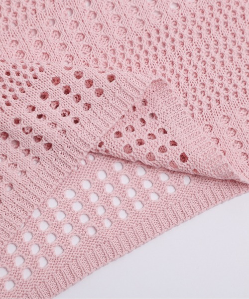 新品❤️アルチビオ❤️ピンク メッシュフードセーター 新品❤️アルチビオ❤️ピンク メッシュフードセーター - メルカリ