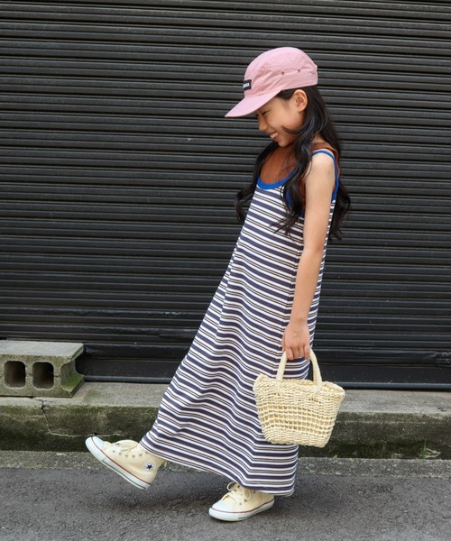 CIAOPANIC TYPY（チャオパニックティピー）の「【KIDS】バックオープンキャミワンピース（ワンピース・キッズ・ブルー/ピンク/ブラック・SMALL/MEDIUM/LARGE/X-LARGE/XX-LARGE）」の11枚目の写真