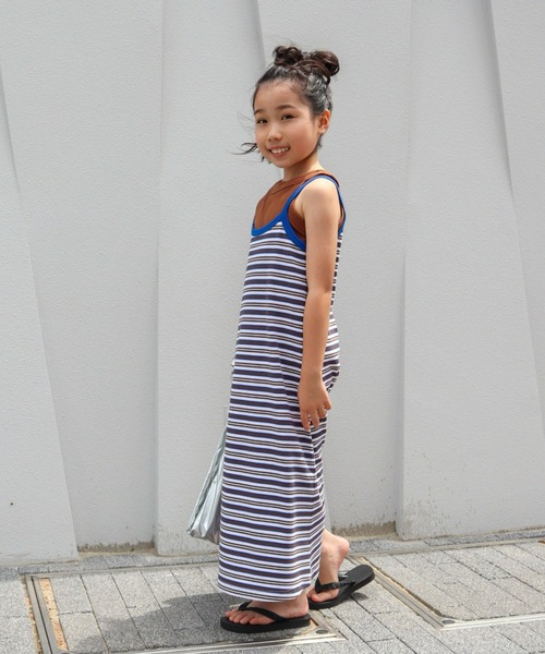 CIAOPANIC TYPY（チャオパニックティピー）の「【KIDS】バックオープンキャミワンピース（ワンピース・キッズ・ブルー/ピンク/ブラック・SMALL/MEDIUM/LARGE/X-LARGE/XX-LARGE）」の13枚目の写真