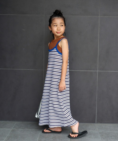 CIAOPANIC TYPY（チャオパニックティピー）の「【KIDS】バックオープンキャミワンピース（ワンピース・キッズ・ブルー/ピンク/ブラック・SMALL/MEDIUM/LARGE/X-LARGE/XX-LARGE）」の14枚目の写真