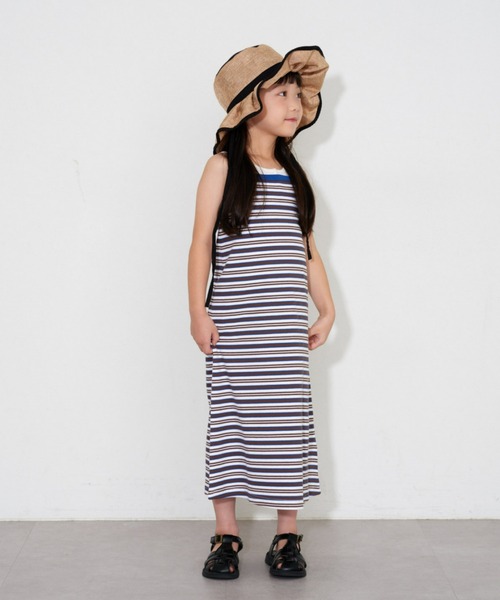 CIAOPANIC TYPY（チャオパニックティピー）の「【KIDS】バックオープンキャミワンピース（ワンピース・キッズ・ブルー/ピンク/ブラック・SMALL/MEDIUM/LARGE/X-LARGE/XX-LARGE）」の17枚目の写真