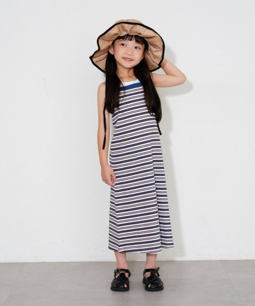 CIAOPANIC TYPY（チャオパニックティピー）の「【KIDS】バックオープンキャミワンピース（ワンピース・キッズ・ブルー/ピンク/ブラック・SMALL/MEDIUM/LARGE/X-LARGE/XX-LARGE）」の18枚目の写真