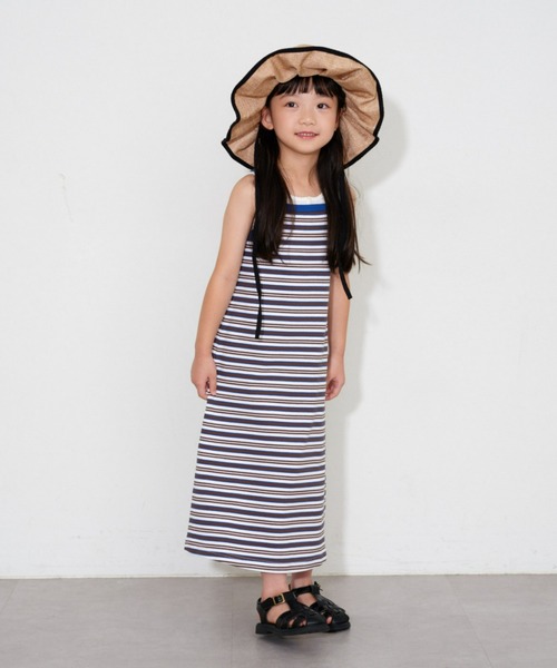 CIAOPANIC TYPY（チャオパニックティピー）の「【KIDS】バックオープンキャミワンピース（ワンピース・キッズ・ブルー/ピンク/ブラック・SMALL/MEDIUM/LARGE/X-LARGE/XX-LARGE）」の19枚目の写真