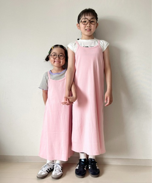 CIAOPANIC TYPY（チャオパニックティピー）の「【KIDS】バックオープンキャミワンピース（ワンピース・キッズ・ブルー/ピンク/ブラック・SMALL/MEDIUM/LARGE/X-LARGE/XX-LARGE）」の22枚目の写真