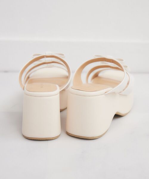 ems excite(エムズエキサイト)の「リボンサンダル(サンダル・レディース・ブラック/シルバー/オフホワイト・LARGE/MEDIUM)」の16枚目の写真