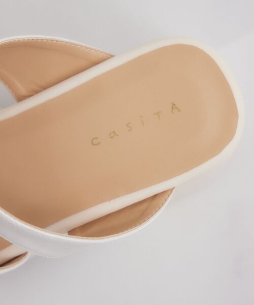 ems excite(エムズエキサイト)の「リボンサンダル(サンダル・レディース・ブラック/シルバー/オフホワイト・LARGE/MEDIUM)」の18枚目の写真