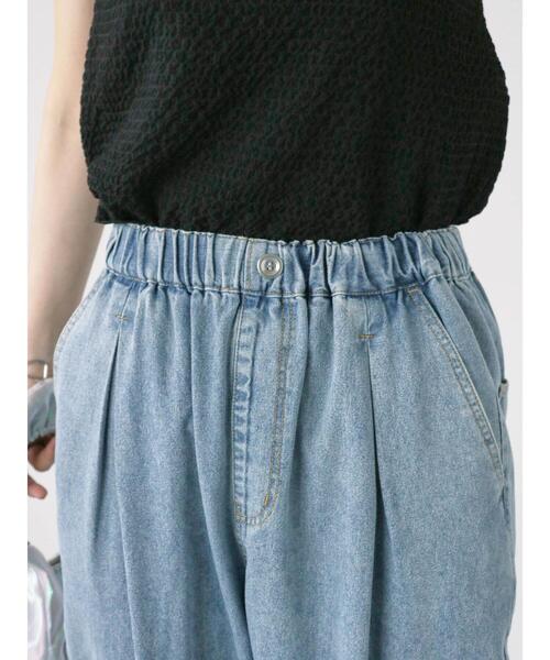 Lugnoncure(ルノンキュール)の「テーパードイージーデニムパンツ(その他パンツ・レディース・サックスブルー/ネイビー/ブラック・F)」の15枚目の写真