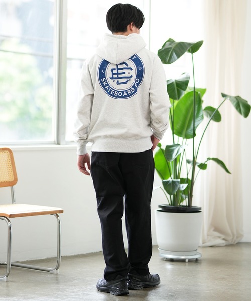 ELEMENT（エレメント）の「ELEMENT/エレメント プルオーバーパーカー バックプリント BE022-031（パーカー・メンズ・ブラック/ストーン・XL/L/M）」の11枚目の写真