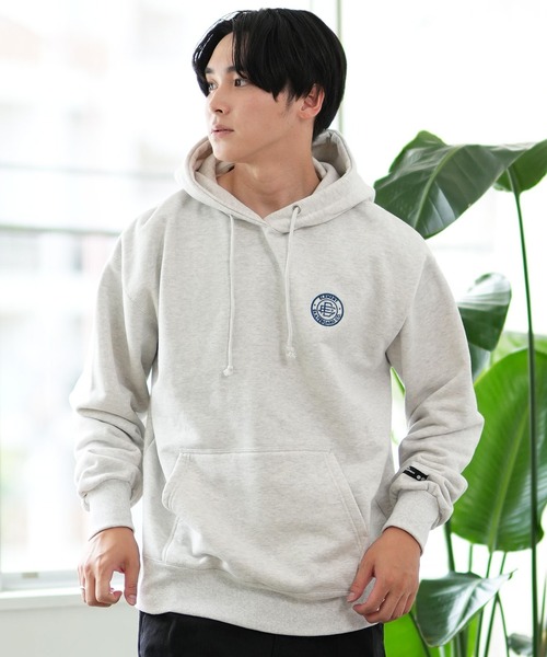 ELEMENT（エレメント）の「ELEMENT/エレメント プルオーバーパーカー バックプリント BE022-031（パーカー・メンズ・ブラック/ストーン・XL/L/M）」の5枚目の写真