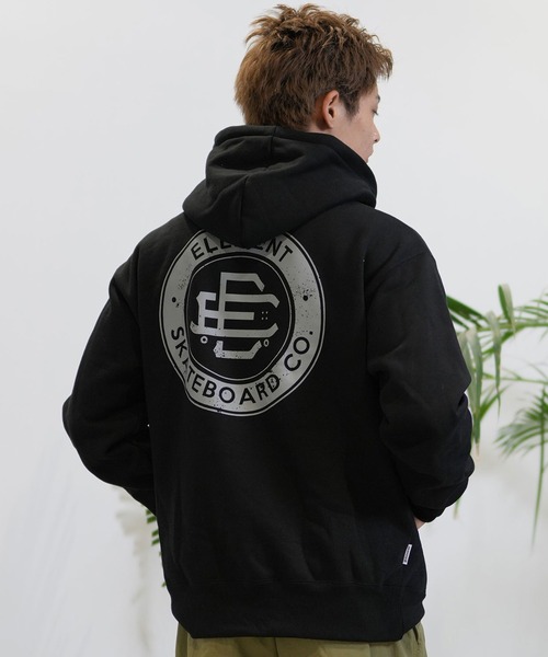 ELEMENT（エレメント）の「ELEMENT/エレメント プルオーバーパーカー バックプリント BE022-031（パーカー・メンズ・ブラック/ストーン・XL/L/M）」の19枚目の写真