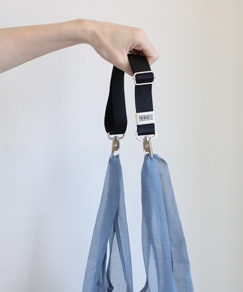 GEORGE'S（ジョージズ）の「バッグストラップ（エコバッグ/サブバッグ・レディース・ブラック/グレー/タン・FREE）」の4枚目の写真
