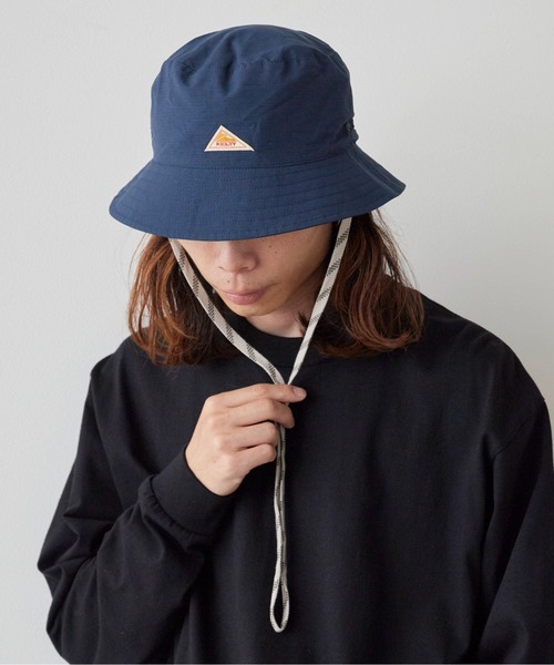 KELTY（ケルティ）の「KELTY/ケルティ Bucket hat / 撥水バケットハット バケハ パッカブル仕様 ストリート カジュアル 公園 旅行 2026年春夏（ハット・メンズ・セージグリーン/ブラック/ベージュ/ライトブルー/ネイビー/チャコールグレー・FREE）」の6枚目の写真