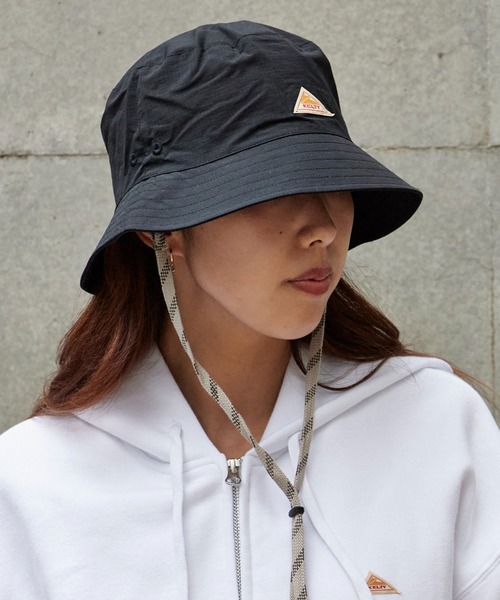 KELTY（ケルティ）の「KELTY/ケルティ Bucket hat / 撥水バケットハット バケハ パッカブル仕様 ストリート カジュアル 公園 旅行 2026年春夏（ハット・メンズ・セージグリーン/ブラック/ベージュ/ライトブルー/ネイビー/チャコールグレー・FREE）」の2枚目の写真