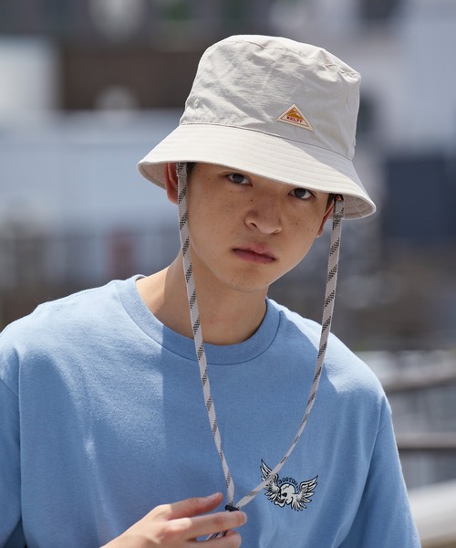 KELTY（ケルティ）の「KELTY/ケルティ Bucket hat / 撥水バケットハット バケハ パッカブル仕様 ストリート カジュアル 公園 旅行 2026年春夏（ハット・メンズ・セージグリーン/ブラック/ベージュ/ライトブルー/ネイビー/チャコールグレー・FREE）」の19枚目の写真