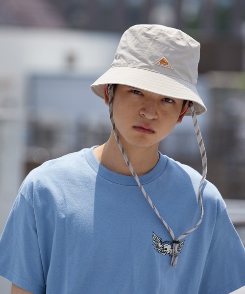 KELTY（ケルティ）の「KELTY/ケルティ Bucket hat / 撥水バケットハット バケハ パッカブル仕様 ストリート カジュアル 公園 旅行 2026年春夏（ハット・メンズ・セージグリーン/ブラック/ベージュ/ライトブルー/ネイビー/チャコールグレー・FREE）」の21枚目の写真