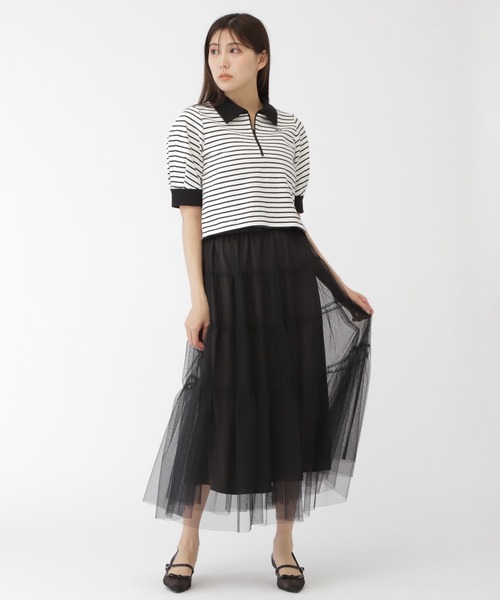 JILL by JILL STUART(ジルバイジルスチュアート)の「◇袖ボリュームポロシャツ(Tシャツ/カットソー・レディース・ホワイト系その他/ホワイト・FREE)」の14枚目の写真