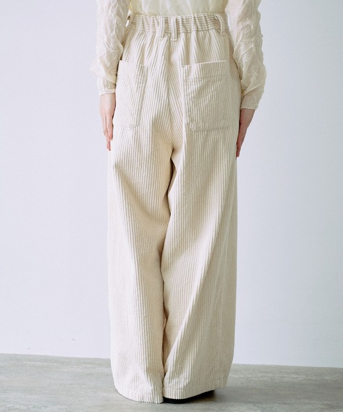 yuni（ユニ ）の「讃岐コールワイドパンツ 1701PT003242（その他パンツ