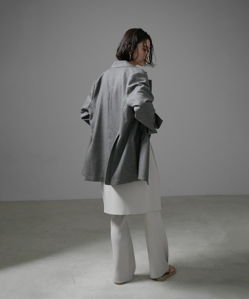 AMERICANA(アメリカーナ)の「【Americana for SALON】別注メタルボタンダブルジャケット/ブレザー(テーラードジャケット・レディース・ネイビー/グレー・FREE)」の5枚目の写真