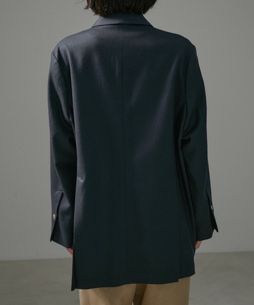 AMERICANA(アメリカーナ)の「【Americana for SALON】別注メタルボタンダブルジャケット/ブレザー(テーラードジャケット・レディース・ネイビー/グレー・FREE)」の20枚目の写真