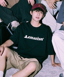 【Lemanism】ベーシック フロント ブランドロゴ Tシャツ
