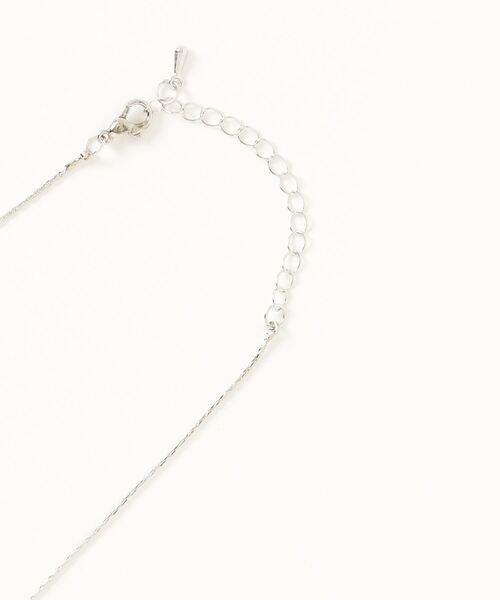 RUBY AND YOU（ルビーアンドユー）の「［select］リボンネックレス（ネックレス・レディース・シルバー・FREE）」の3枚目の写真