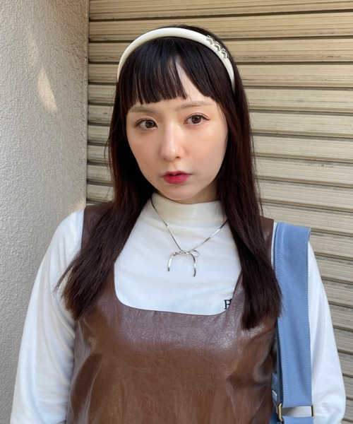 RUBY AND YOU（ルビーアンドユー）の「［select］リボンネックレス（ネックレス・レディース・シルバー・FREE）」の9枚目の写真