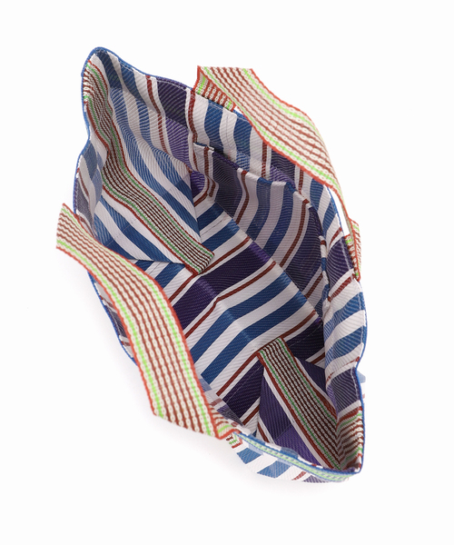 Spick & Span（スピックアンドスパン）の「ne Quittez pas / ヌキテパ Multi Stripe Mesh Small B 882041PA6（トートバッグ・レディース・パープル/イエロー・FREE）」の9枚目の写真