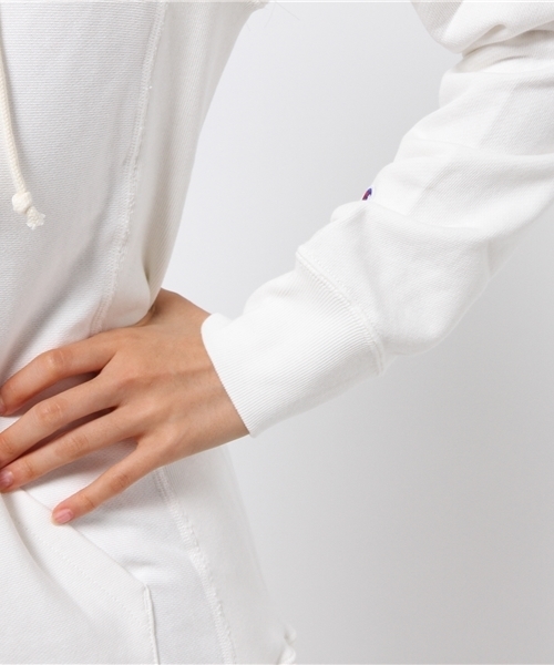 Champion（チャンピオン）の「ウィメンズ チャンピオン リバースウィーブ パーカー Champion WMNS RW HOODED SWEATSHIRT CW-G104（パーカー・レディース・ホワイト/グレー/バーガンディー/ブルー/ネイビー・MEDIUM/LARGE）」の11枚目の写真