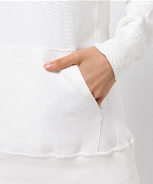 Champion（チャンピオン）の「ウィメンズ チャンピオン リバースウィーブ パーカー Champion WMNS RW HOODED SWEATSHIRT CW-G104（パーカー・レディース・ホワイト/グレー/バーガンディー/ブルー/ネイビー・MEDIUM/LARGE）」の12枚目の写真