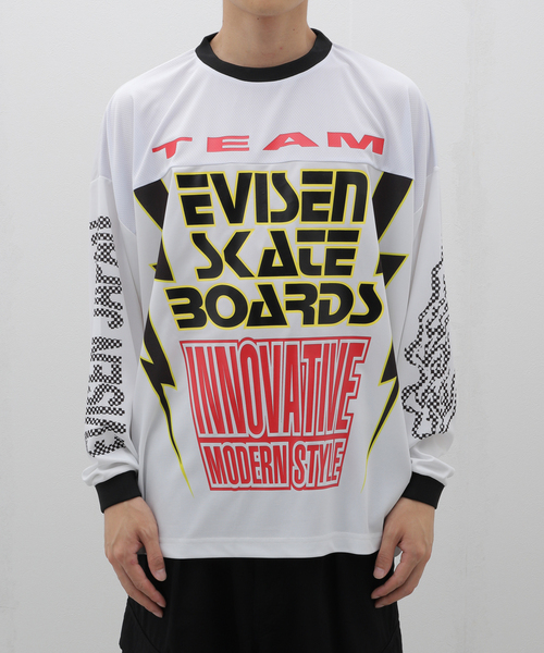 Evisen skateboards INNOVATIVE MOTOR JERSEY（Tシャツ