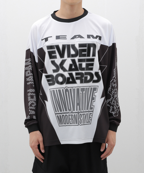 Evisen skateboards INNOVATIVE MOTOR JERSEY（Tシャツ/カットソー