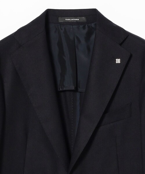 BRILLA per il gusto（ブリッラペルイルグースト）の「【別注】TAGLIATORE / COSTA AZZURRA ウールポリウレタン ネイビーソリッド ジャケット（テーラードジャケット・メンズ・ネイビー・42/44/46/48/50/52）」の3枚目の写真