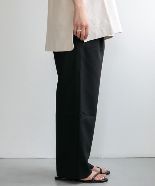 FORK&SPOON（フォークアンドスプーン）の「FORK&SPOON　ピーチスキンイージーパンツ（その他パンツ・レディース・ブラック/ブラウン・1/2）」の18枚目の写真