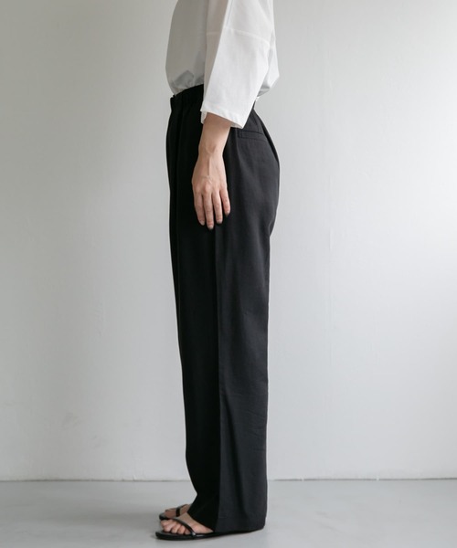 FORK&SPOON（フォークアンドスプーン）の「FORK&SPOON　ピーチスキンイージーパンツ（その他パンツ・レディース・ブラック/ブラウン・1/2）」の15枚目の写真