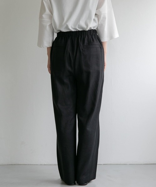 FORK&SPOON（フォークアンドスプーン）の「FORK&SPOON　ピーチスキンイージーパンツ（その他パンツ・レディース・ブラック/ブラウン・1/2）」の14枚目の写真