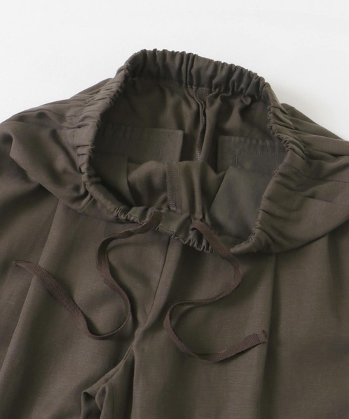 FORK&SPOON（フォークアンドスプーン）の「FORK&SPOON　ピーチスキンイージーパンツ（その他パンツ・レディース・ブラック/ブラウン・1/2）」の8枚目の写真