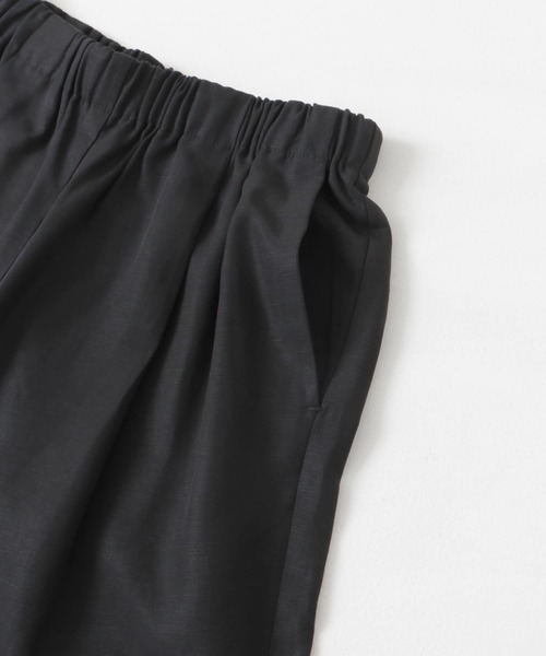 FORK&SPOON（フォークアンドスプーン）の「FORK&SPOON　ピーチスキンイージーパンツ（その他パンツ・レディース・ブラック/ブラウン・1/2）」の4枚目の写真