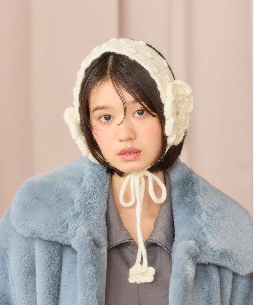 kaorinomori（カオリノモリ）の「kaorinomori ローサヘアバンド / カオリノモリ（ヘアバンド・レディース・ホワイト/ブラック/ライトブルー・FREE）」の9枚目の写真